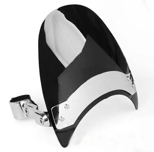 Темный 38 45 мм лобовое стекло мотоцикла для Harley Sportster XL883 1200 ND Moto|windshield for harley|windscreen