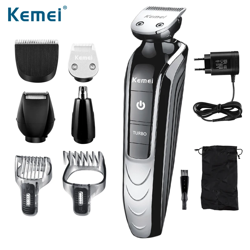 Kemei KM-1832, резак, электрическая машинка для стрижки волос, перезаряжаемый триммер для волос, бритва, беспроводная, регулируемая машинка для стрижки волос