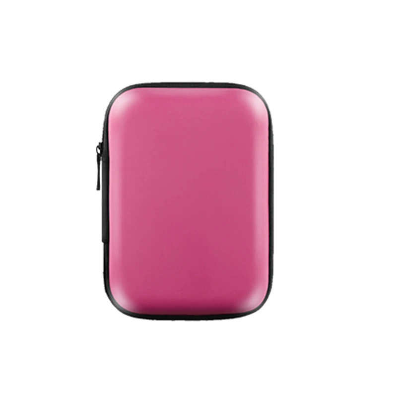 NEO STAR наушники EVA чехол для наушников контейнер кабель наушники сумка для хранения водонепроницаемый отделка посылка сумка на молнии - Цвет: Pink