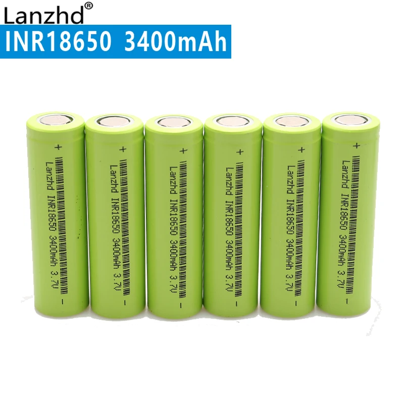 6 шт. INR18650 литиевые 3,7 в Оригинальные аккумуляторы для samsung 18650 аккумуляторные батареи для фонариков