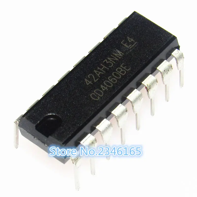 10 шт. CD4060BE DIP16 CD4060 DIP 4060BE DIP-16 Новый и оригинальный IC | Электронные компоненты