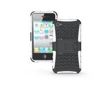 Для iPhone 4s Cae Heavy Duty Телефон Обложка Для iphone 4 4 Г Гибридный Противоударный Жесткий Броня Прочная Резиновая ТПУ Coque с Подставкой