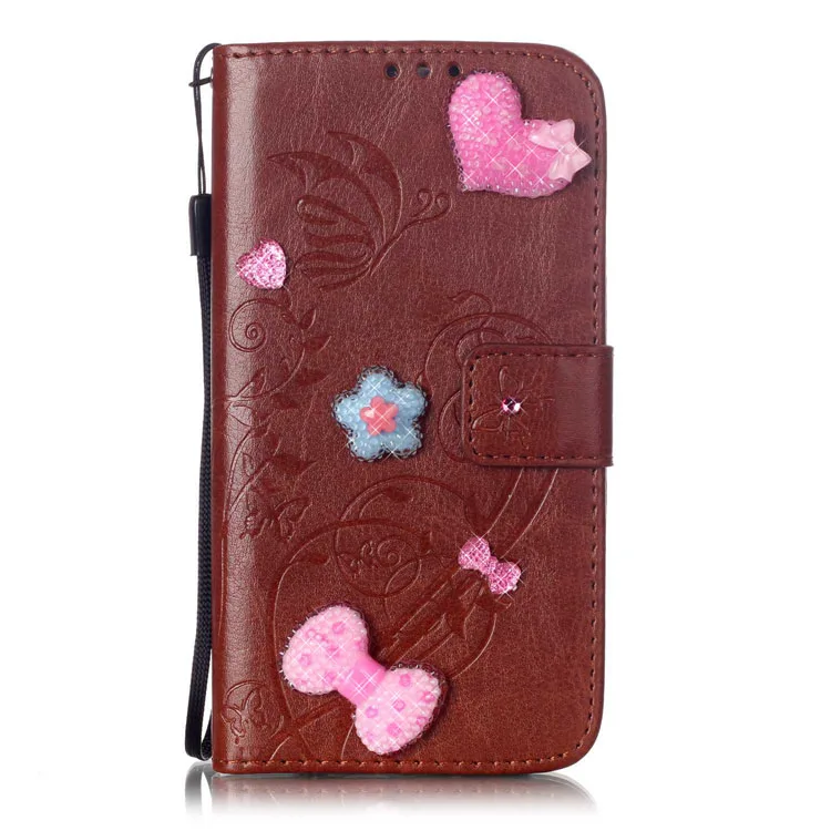 Bow diamond leather cell coque mobile Flip holster for Samsung Galaxy J5 J500 J500F case carcasa funda celular butterfly cover |