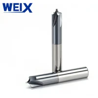 סגסוגת כרסום WEIX 1PC Solid Carbide Arc R זווית End Mill 4 חלילים CNC כרסום קאטר Anti-R Chamfering נתב ביט עבור סגסוגת פלדה (3)