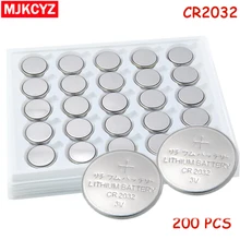 200pcs/Lot ,CR2032 3V Cell Battery Button Battery ,Coin Battery,cr 2032 lithium battery For Watches,clocks, calculators
