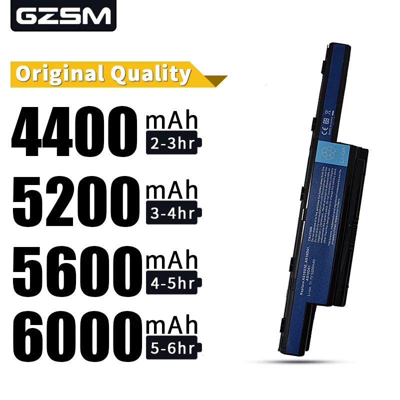 Аккумулятор HSW для ноутбуков ACER 3ICR19/66 2 934T2078F AS10D31 AS10D3E AS10D41 AS10D51 AS10D56 AS10D61 AS10D71 AS10D75