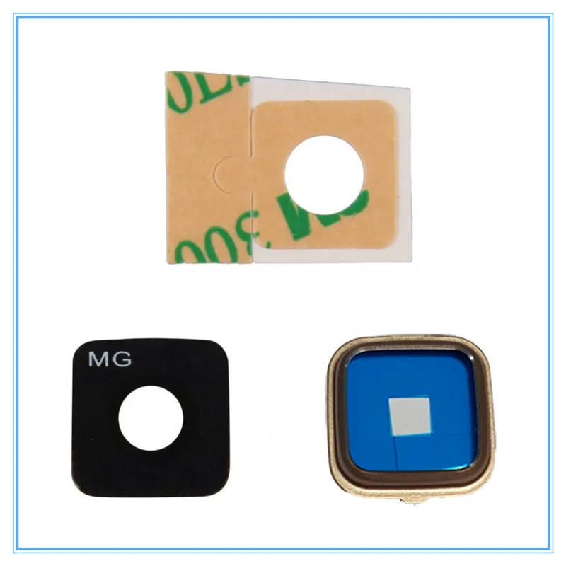 

1 Piece Original New Replacement For Samsung Galaxy Note 4 Camera Frame Glass Lens Bumper Cover Top quality 3M Adhesive Sticker