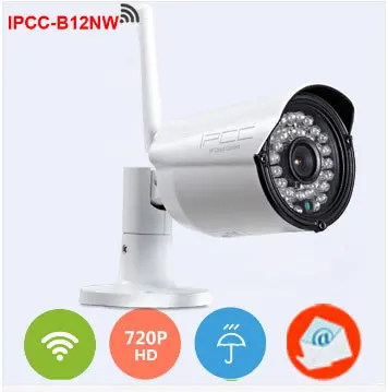 

LED Outdoor Waterproof Bullet IP Camera Wifi Wireless Surveillance Camera Built-in 16G Memory Card CCTV Camera Night Vision