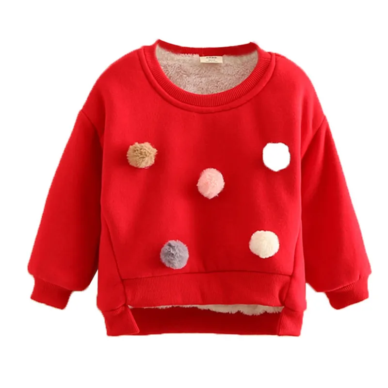 Baby Girl Sweatshirts Toddler Kids Hoodies Fleece Floral Pattern