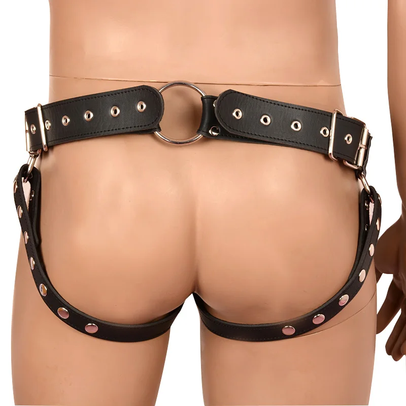 Leather cock strap