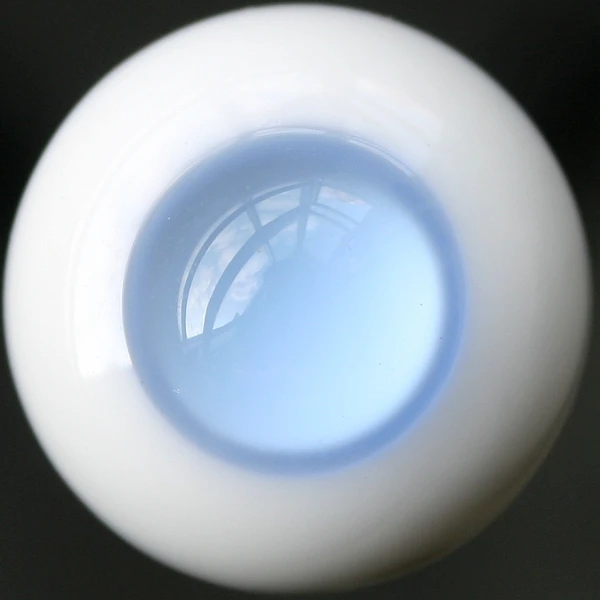 EW07 8mm Sky Blue No Pupil For BJD Doll Dollfie Glass Eyes Outfit