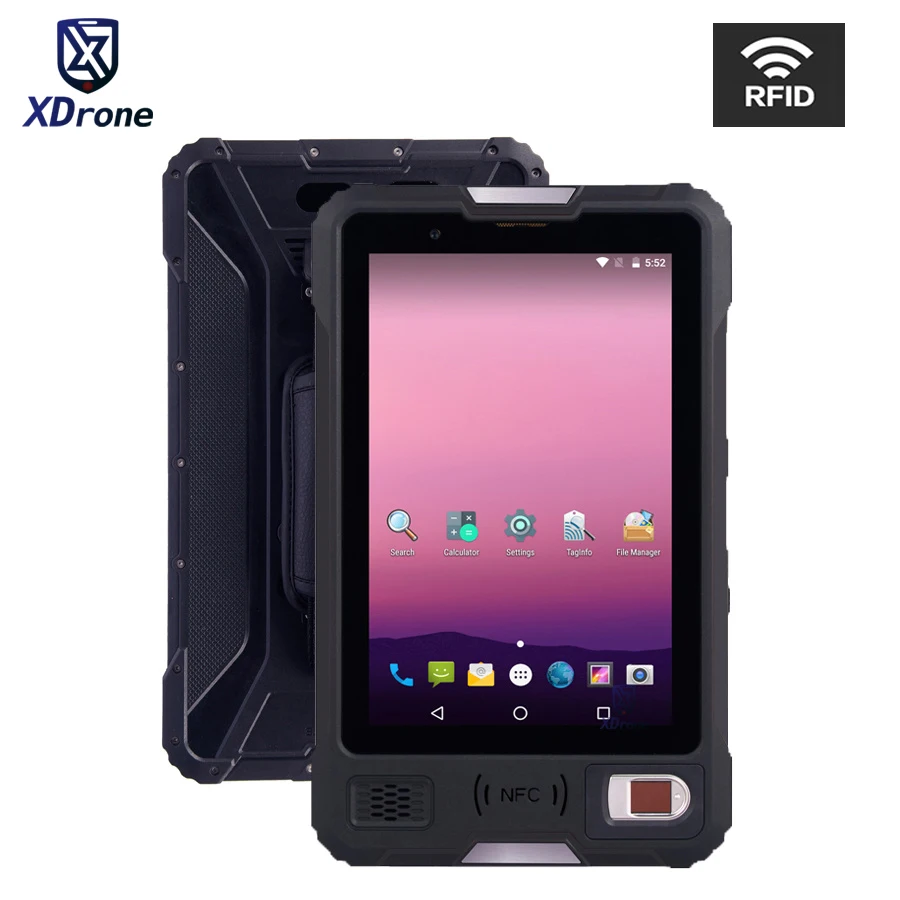 

2019 original P9000 Access Control RFID UHF Rugged Android Tablet PC 8" Waterproof Shockproof PDA NFC Card Reader 16000mAh