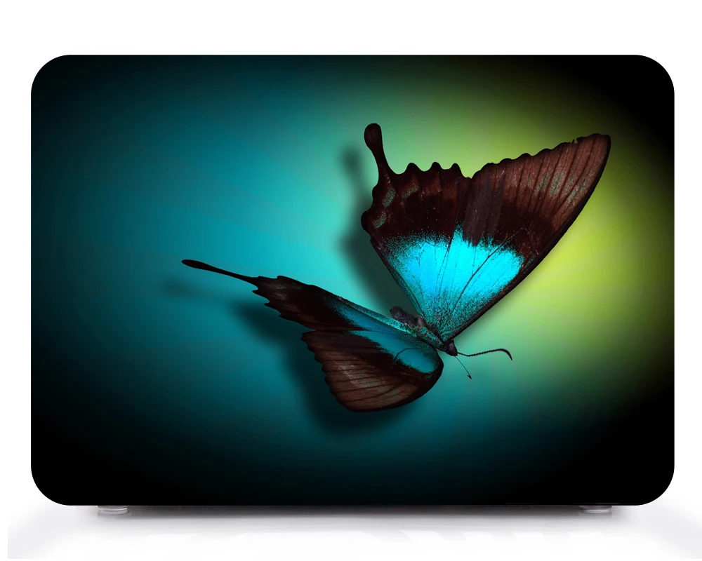 Чехол для ноутбука с принтом жесткий чехол + клавиатуры Apple Macbook Pro 13 15 Air11 Air13