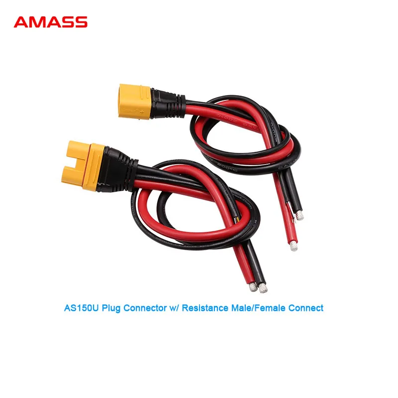 

New Amass Waterproof AS150U Plug Connector w/ Resistance Male/Female Connector For 12S Battery