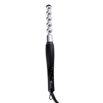 

SURKER Ceramic Electric Hair Curling Iron Dry/Wet Professional Hair Curler Women Corrugation For Styling Easy Alisador De Barb