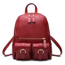 Модные женские туфли кожа Рюкзаки Bolsas Mochila Feminina большой Обувь для девочек школьный рюкзак путешествия одноцветное Карамельный цвет женские Рюкзаки