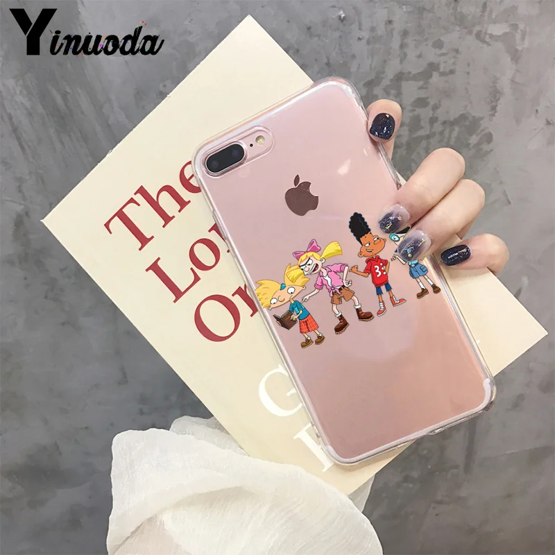 Yinuoda Hey Arnold Rugrats Soft TPU silicone On Sale Cool Phone Case for Apple iPhone 8 7 6 6S Plus X XS max 5 5S SE XR Cover - Цвет: 3