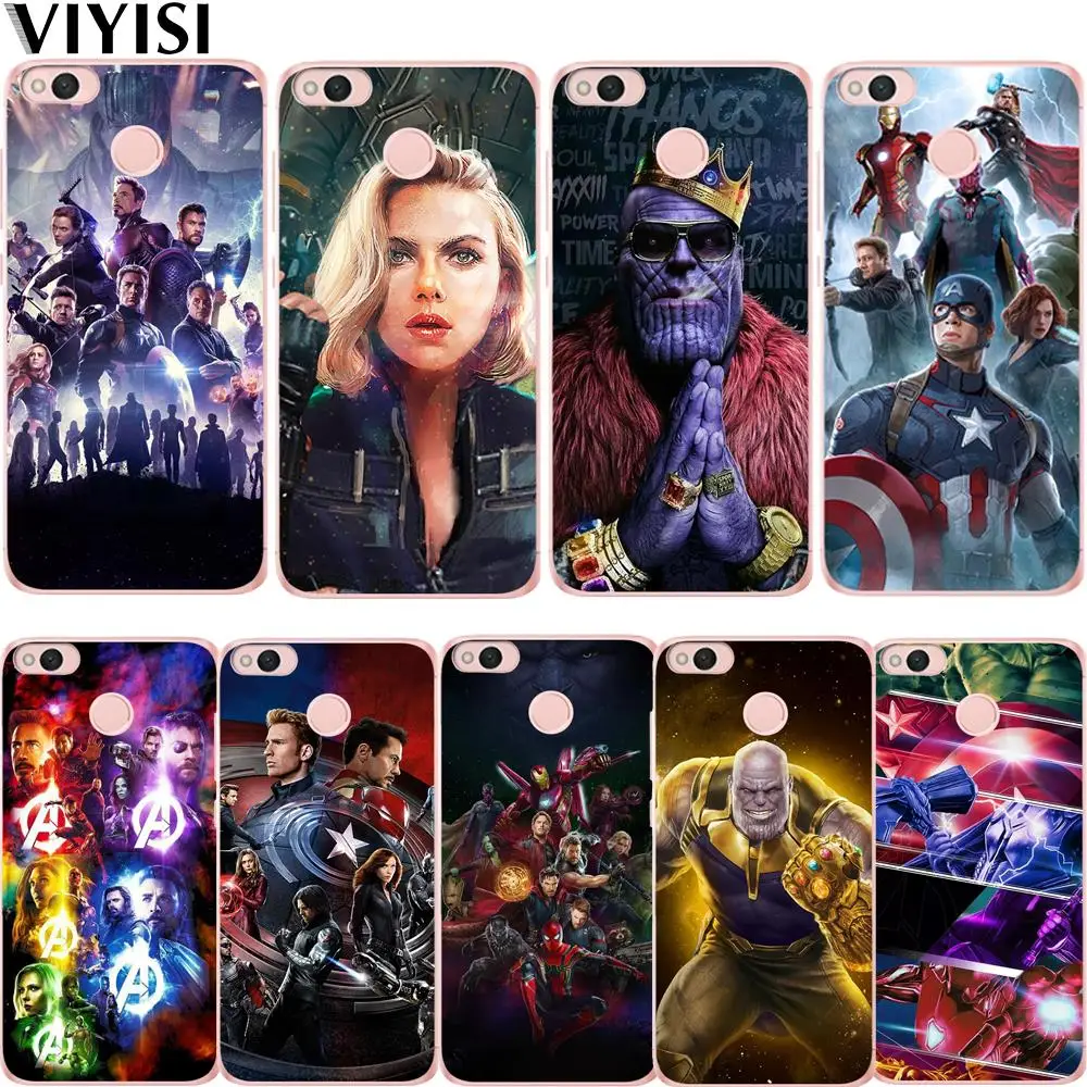 

Avengers Marvel Phone Case For Xiaomi redmi note 7 mi 9 mi 8 Thanos Black Widow 5A 6 4 A2 Lite A1 4X 6 4A 5X Etui Coque Cover