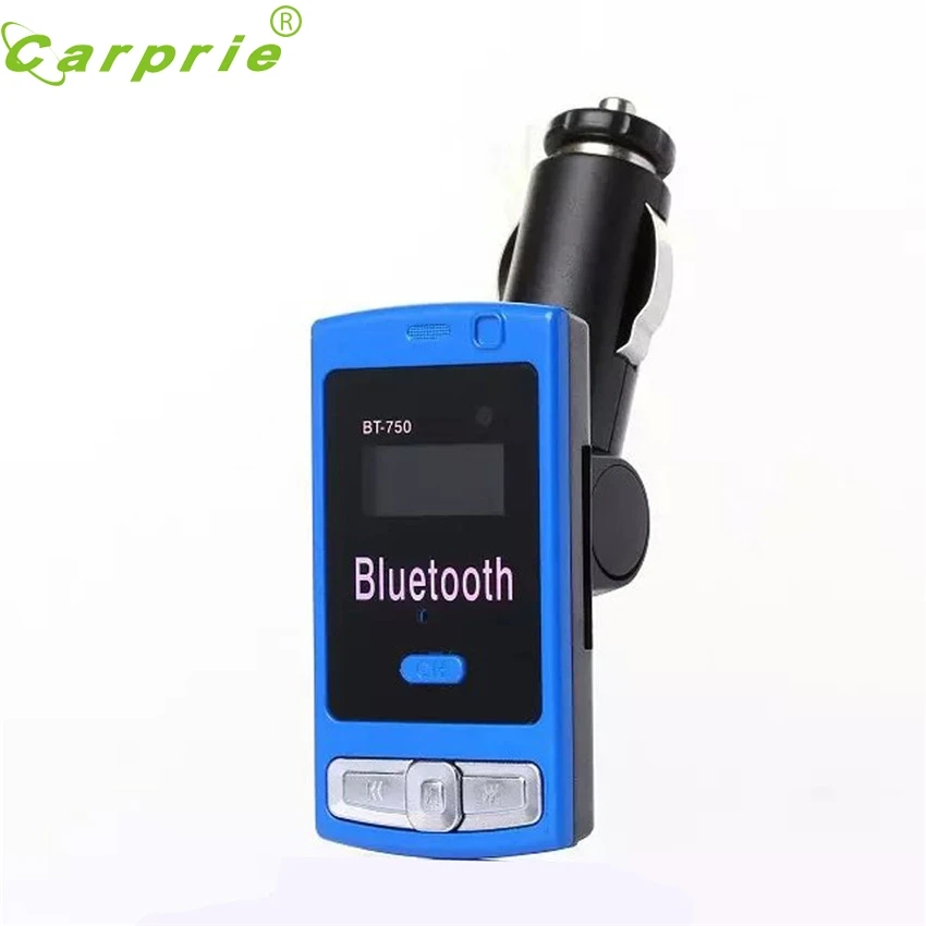 Carprie супер доставка BT-750 Car Kit MP3 bluetooth-плеер fm-передатчик модулятор SD USB пульт дистанционного Sep 12