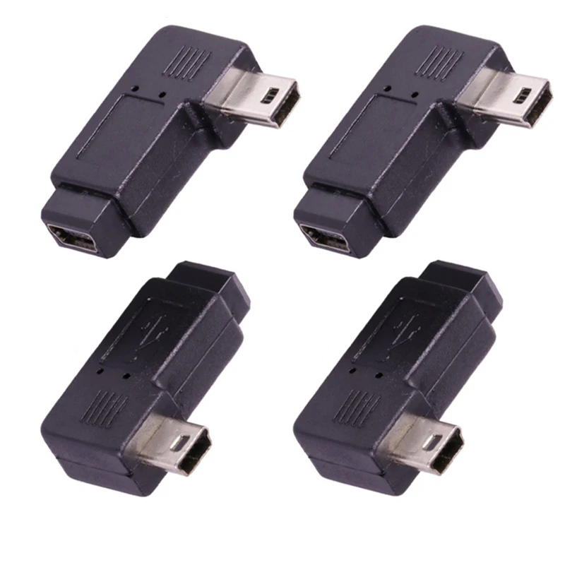 1pc Elbow MINI usb male to female adapter 90 degree turn left/turn right mini 5pin plug connector | Обустройство дома