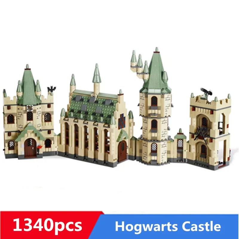 

1340pcs Big Movies Diy Harri Building Blocks The Hogwartsed Castle Compatible with Legoingly 4842 Toys for Children Kids Gifts