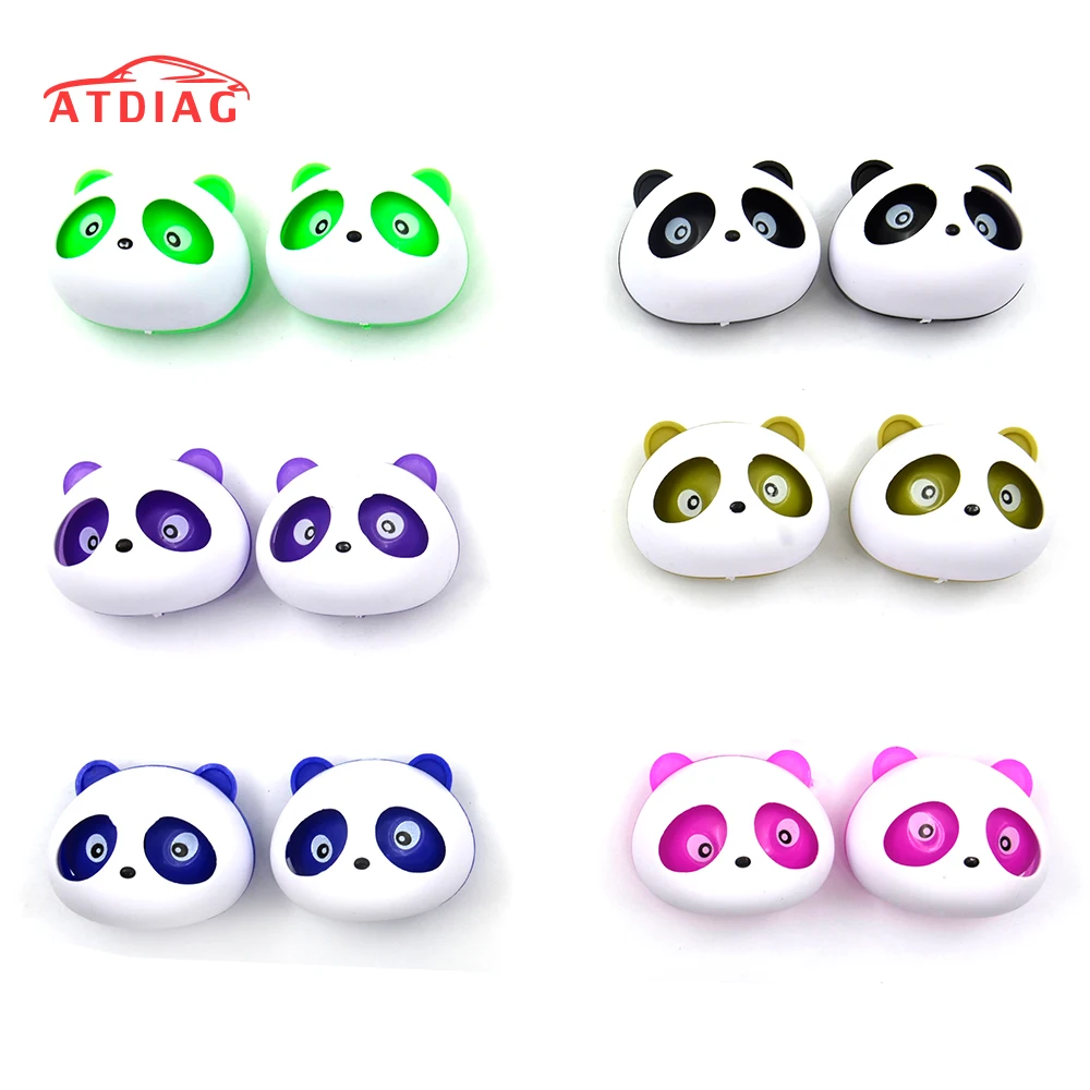 

Hot selling 2pcs Car Styling Air Conditioning Vent Air Freshener Car Perfume Panda Eyes Flavoring In the Car parfums