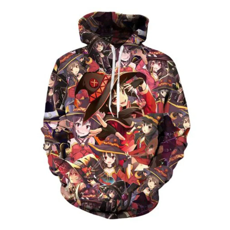 SOSHIRL Japanese Anime  Halloween Hoodie Mens Hoodies O 