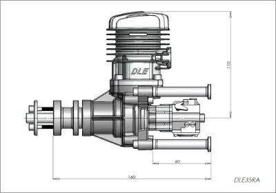 DLE 35 RA original GAS Engine For Airplane model hot sell,DLE35RA,DLE, 35 ,RA,DLE-35RA (3)