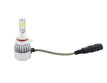 

9012 LED Headlight Bulbs Kit C6 HI/LO Beam COB 6000K Fit for Edge 2011-2014 Taurus 2014-2017 Sierra 1500 2014-2015