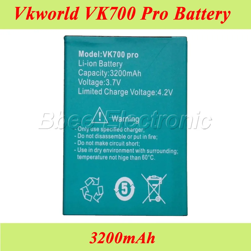 Оригинальный аккумулятор 3200 мАч Vkworld VK700 Pro для AKKU батарея Аккумулятор | Мобильные
