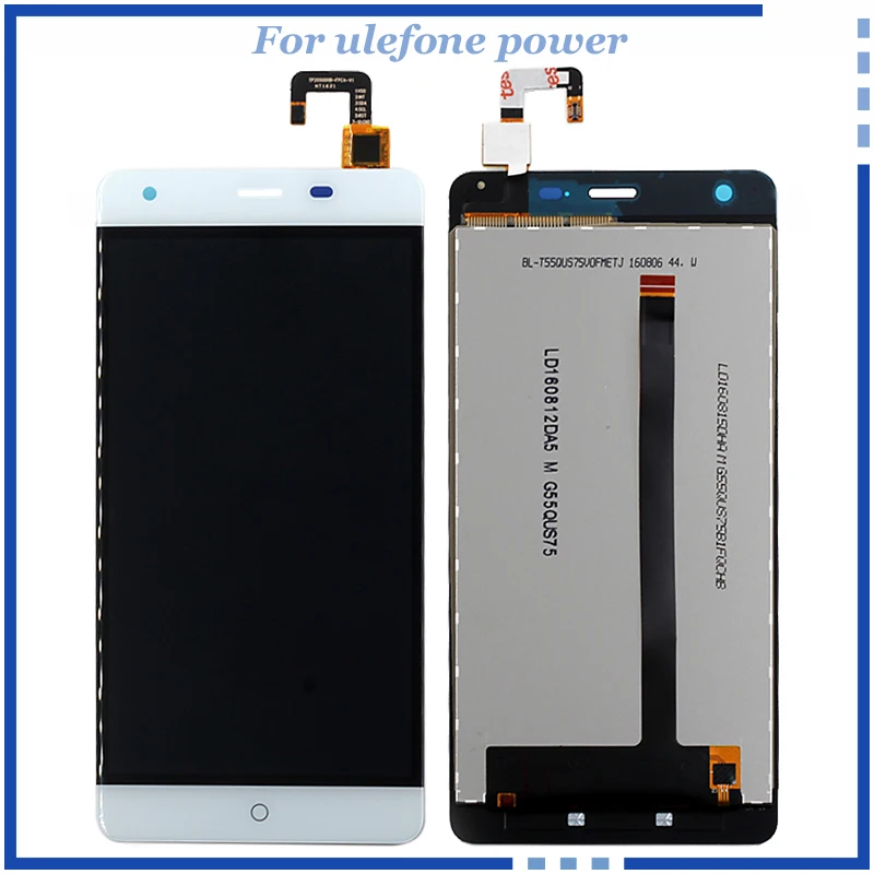 Для Ulefone Power LCD дисплей кодирующий преобразователь сенсорного экрана в сборе