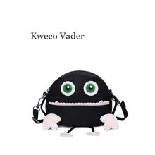 Kweco Vader Mulheres Crossbody para Sacos de 2018 Moda Dos Desenhos Animados Das Mulheres Sacos Do Mensageiro Saco Da Senhora Da Lona Com Zíper Bolsas Feminina