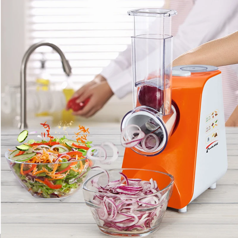 

Electric salad fruit and vegetable cutter faster and better kitchen accessorie mandoline slicer cutter chopper and grater Grater