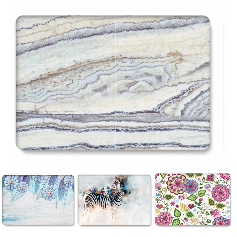 

Printed Pattern Cover Case For Macbook Air 11 13 Pro 12 13 15 Protective Shell for Apple Mac Pro 13.3 15.4 Fashion Bag Sleeve