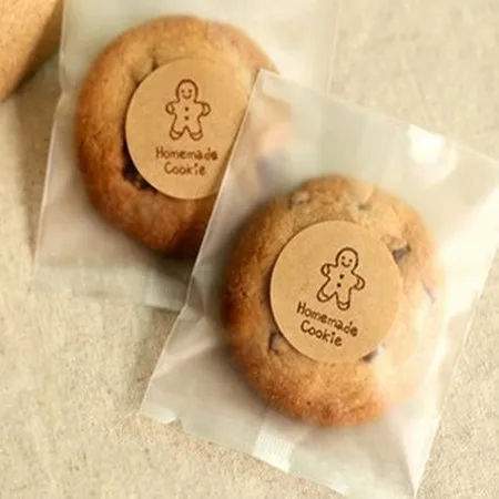 Us 12 99 Whole Half Clear Hot Seal Plastic Cookie Pack Gift Bags For Bakery Packaging 8 5 11 Cm Free Shipping In Baking Pastry Tools From Home