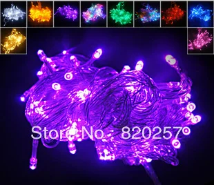 

Free shipping 2pcs/lot led string 10m 80leds christmas decorative light AC220V with controller and plug