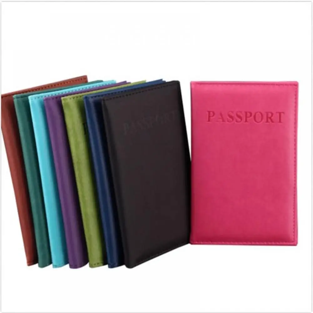 Travel passport cover Utility Simple Passport ID Card Cover Holder Protector Skin Leather passport wallet New passport holder Travel passport cover Utility Simple Passport ID Card Cover Holder Protector Skin Leather passport wallet New passport holder