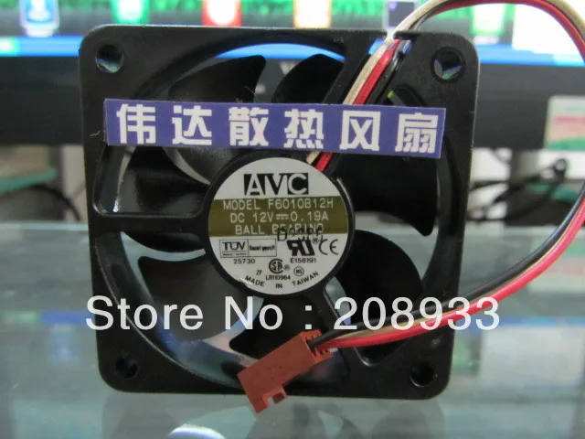

For AVC 6010 F6010B12H DC 12V 0.19A