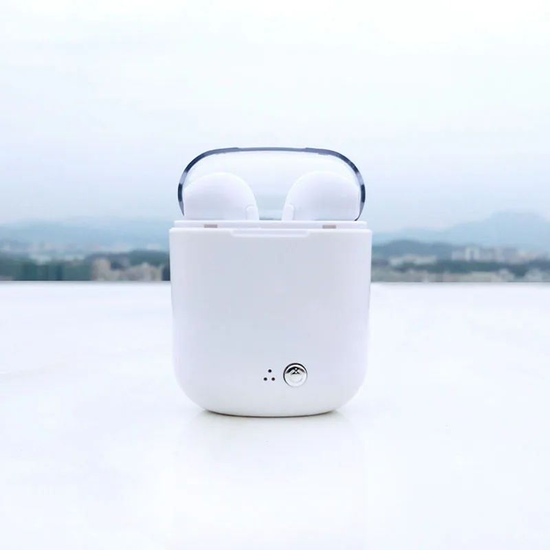 I7S TWS Mini Wireless Bluetooth Double Earphones Earpieces Stereo Music Air Headset pods charging box For iPhone X 8 Huawei