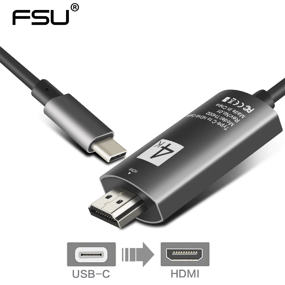 4 k 1080 p тип-c к hdmi-кабель, адаптер конвертер для samsung Galaxy 3D визуальные эффекты HDMI кабель для Macbook pro huawei Matebook