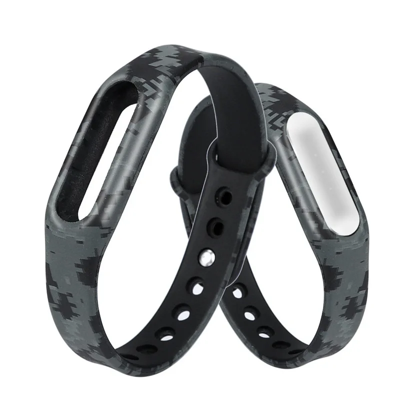 

Camouflage Pattern Strap WristBand Bracelet Replacement For Xiaomi MI Band 1S Jul25 Watch Band Loop Keeper Drop Shipping