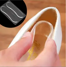 New Transparent Silicone Back Heel Liner Silica gel Cushion Pads Insole High Dance Shoes Grip Protector MR0048