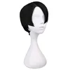 QQXCAIW recto corto de Cosplay Levi / Rivaille negro 30 Cm pelucas de pelo sintético ► Foto 2/2