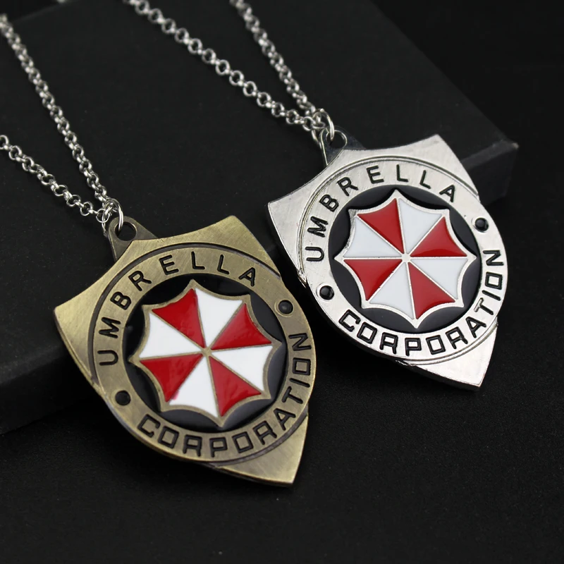Fashion Trendy Jewelry 2 Colors Resident Evil Necklace Red Umbrella