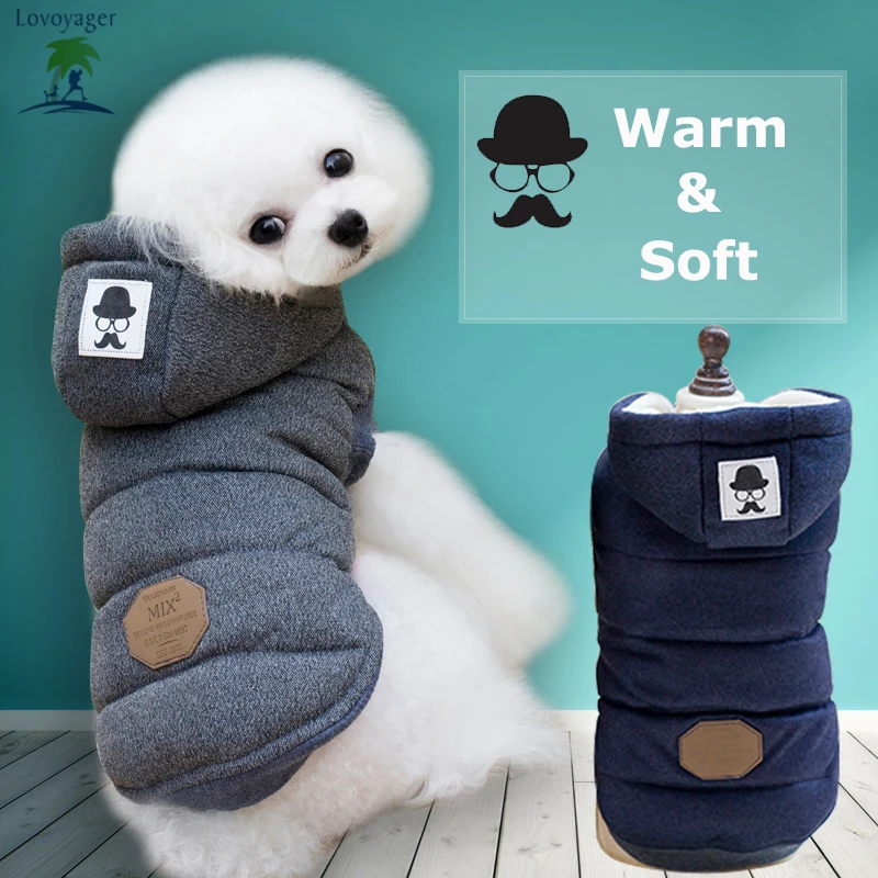 Fashion Pet Clothing Dog Coats Cotton Jackets Winter Clothes Thick Warm