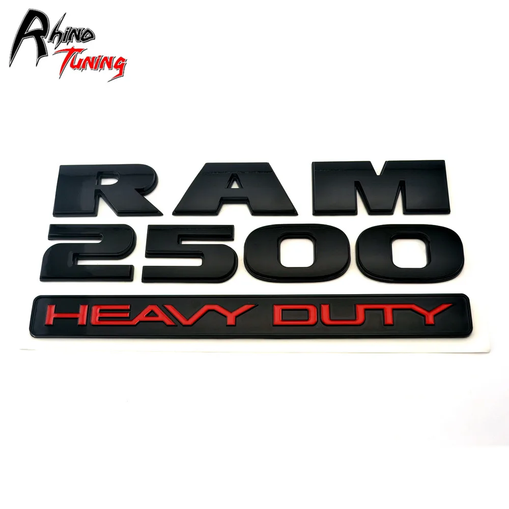 ل موبار ملصقا Ram 2500 الثقيلة درابزين الوفير شعار جديد OEM موبار 3d ضبط ملصقا اكسسوارات