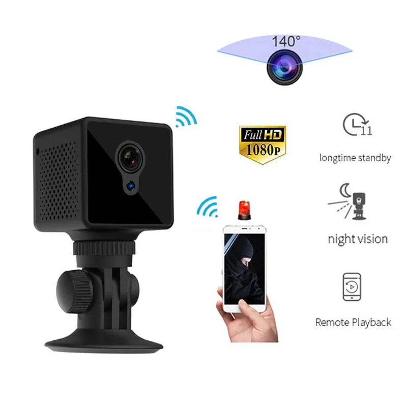

S8Vehicle Mini Camera Wifi IP HD Night Vision 1080P Motion Detection CMOS Sensor Wireless Video Playback Hidden Motion Detection