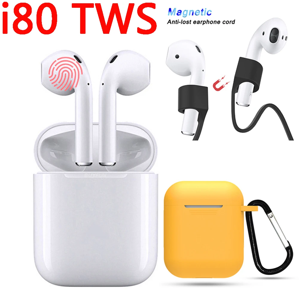 

I80 TWS Bluetooth 5.0 3D Wireless Touch Control Earbud 1: 1 Earphone air 2 pods Headset ear Pop up PK i80 i60 i40 i10 i30 i20tws