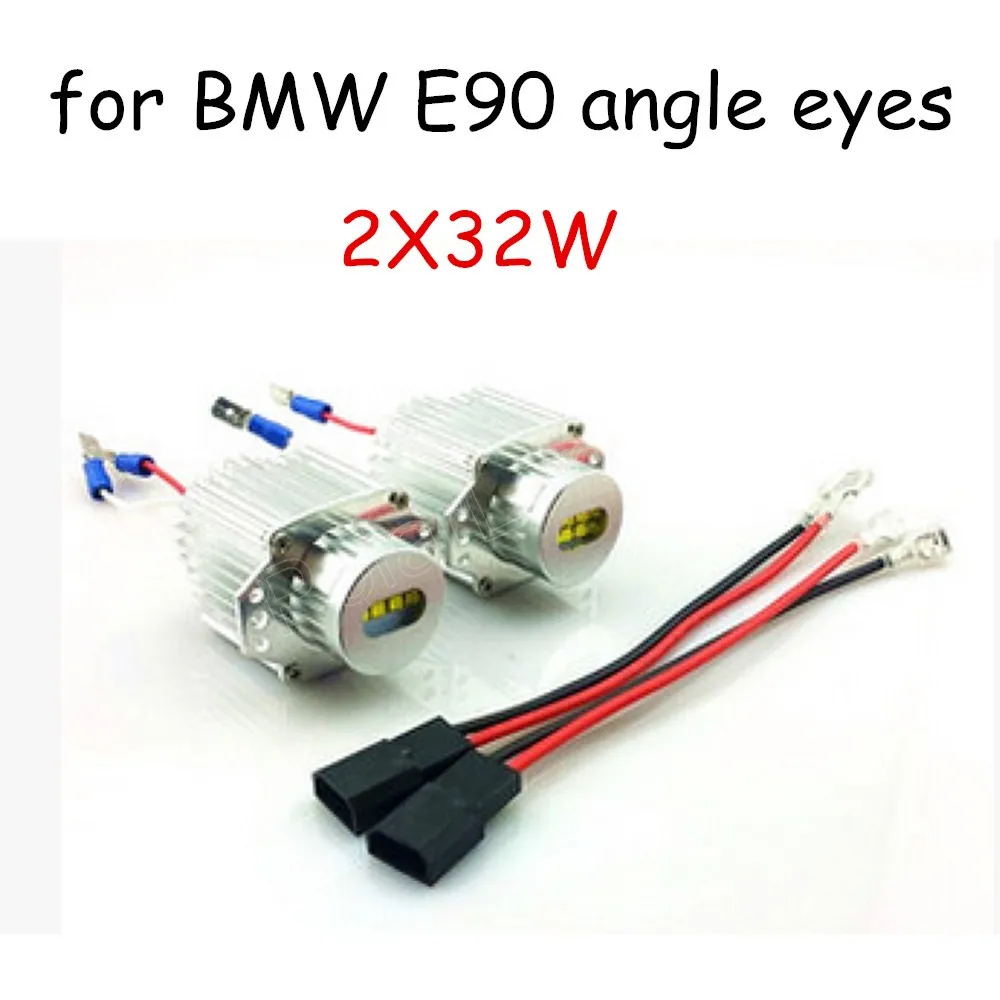 new LED Angel Eyes light 2 32W Bulb For BMW E90 marker lamp free shipping 2