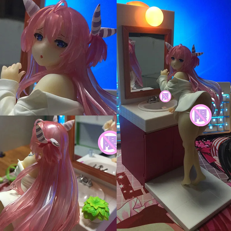 28cm Japanese Sexy Anime Figure Sexy Girls Dressing Table Action Figure Collectible Model Toys